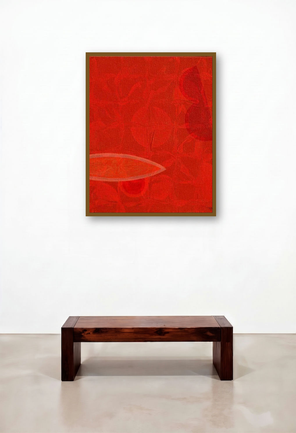 Untitled 22 (Crimson Flow: An Abstract Composition)