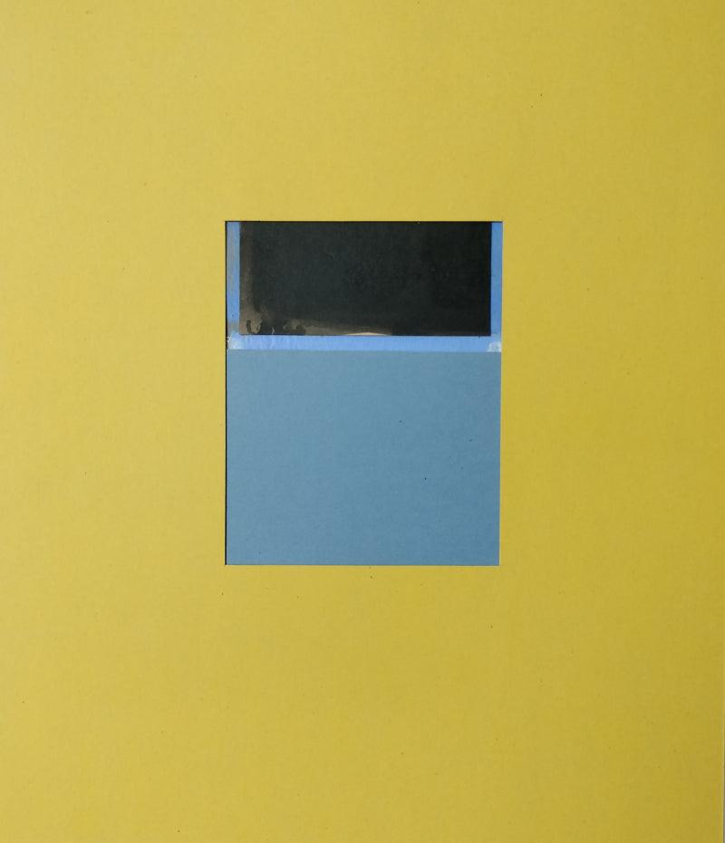 Abstract mixed media painting titled 'Untitled 23', 14x12 inches, by artist Rohit Bhanushali on Paper