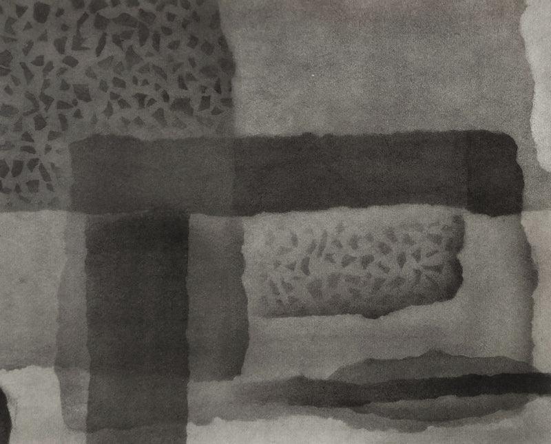 Abstract charcoal drawing titled 'Untitled 24', 11x14 inches, by artist Muni Sharma on Paper