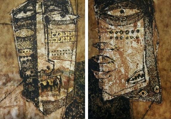 contemporary ink drawing titled 'Untitled 3', 18x28 inches, by artist Sagar Kamble on Paper