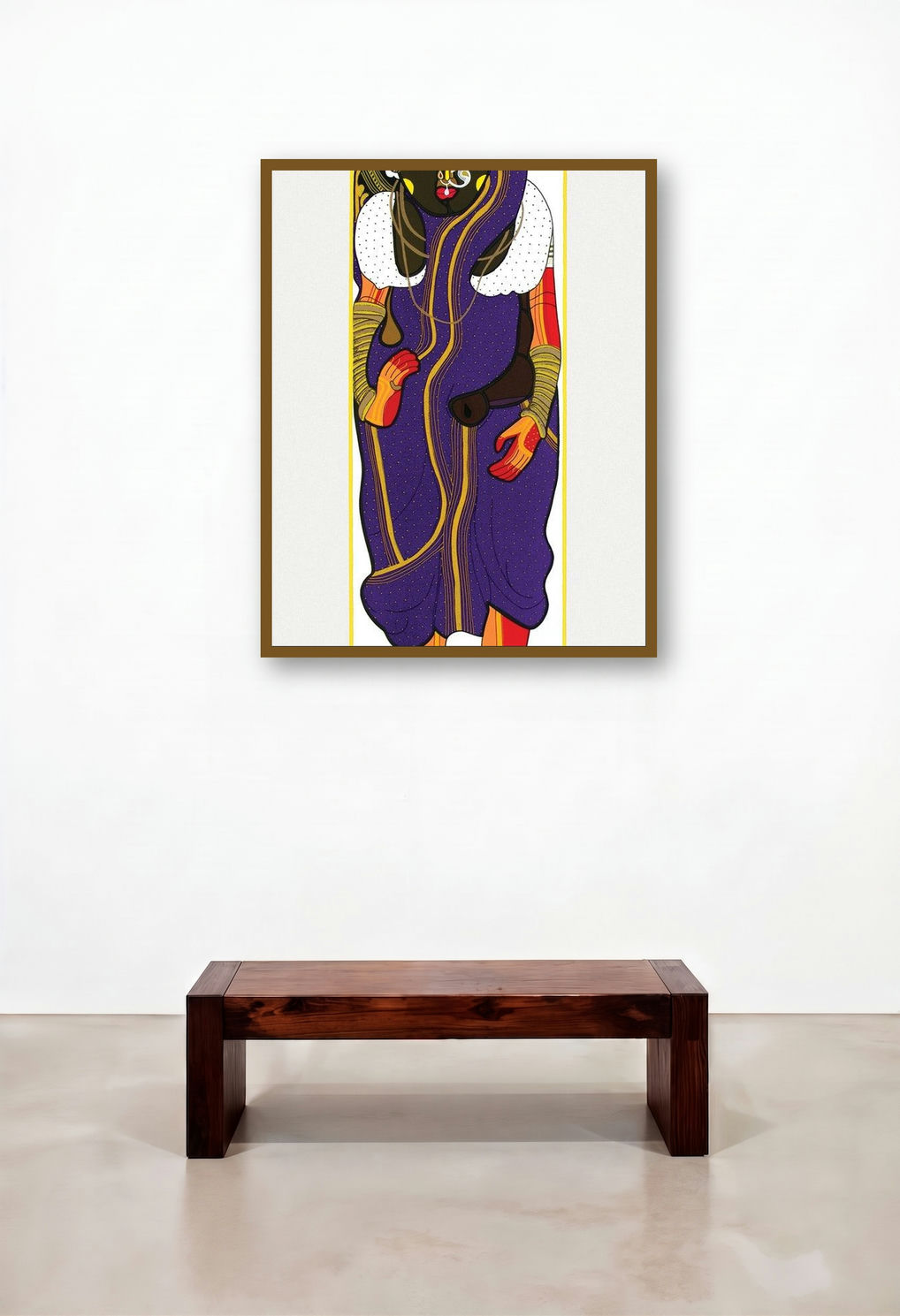 Untitled 3 (Woman in Purple Saree)