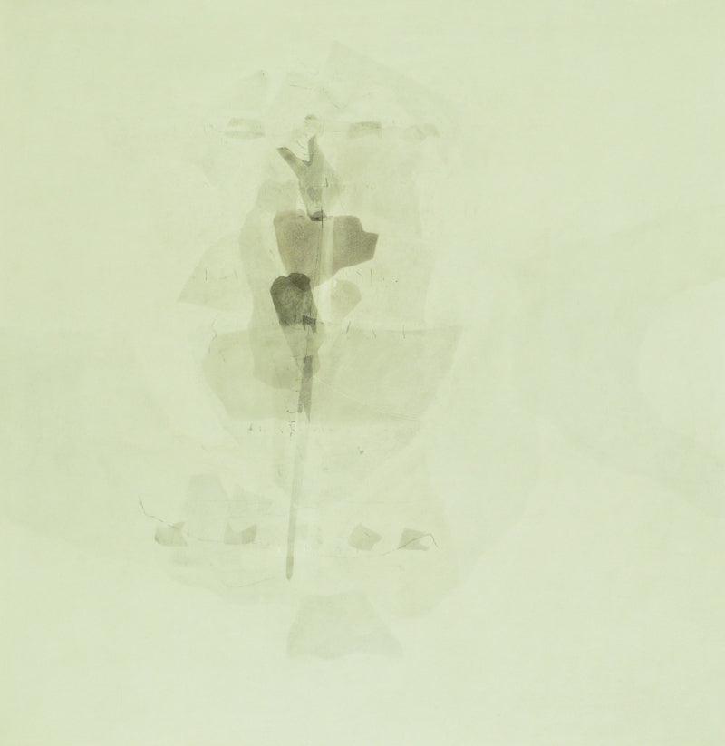 Abstract soft pastel drawing titled 'Untitled 3', 30x30 inches, by artist Jyotiprakash Sethy on Mount Paper