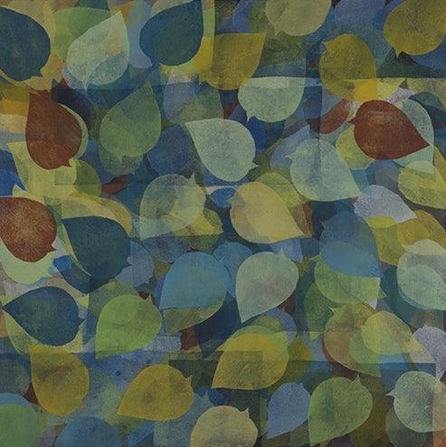 Nature acrylic painting titled 'Untitled 3', 21x21 inches, by artist Rahim Mirza on Canvas