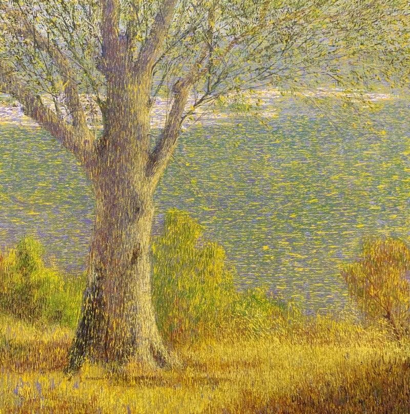 Nature acrylic painting titled 'Untitled 3', 30x30 inches, by artist Suraj Lohar on Canvas