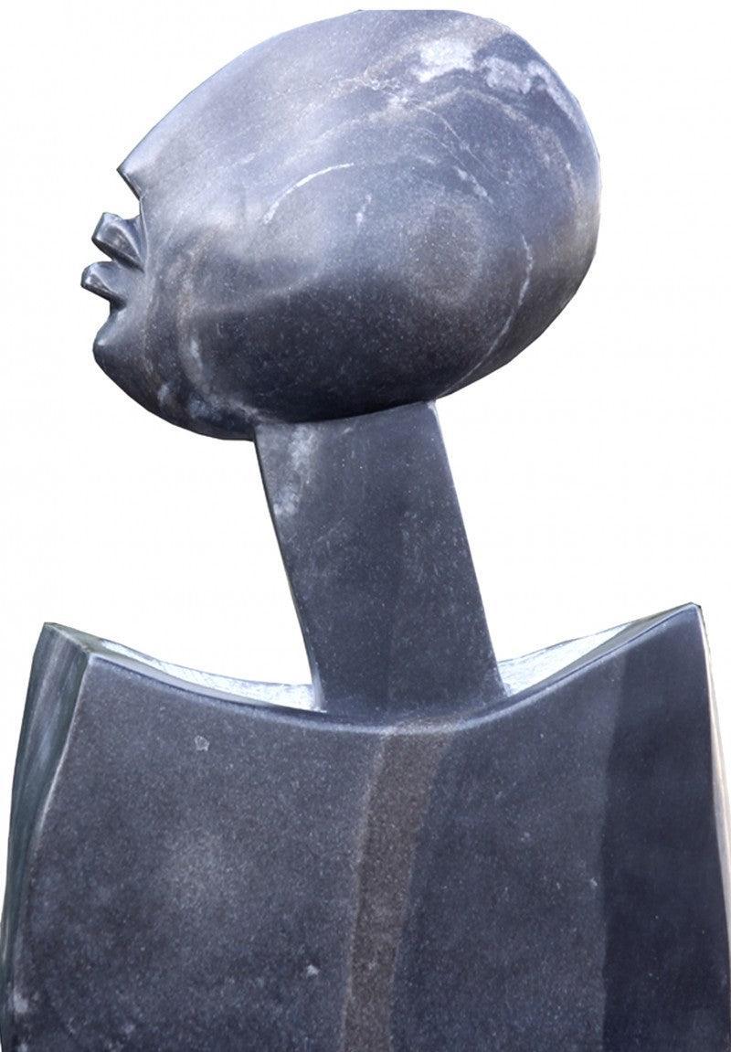 Figurative sculpture titled 'Untitled 3', 24x14x10 inches, by artist Pradeep Jogdand on Black Marble
