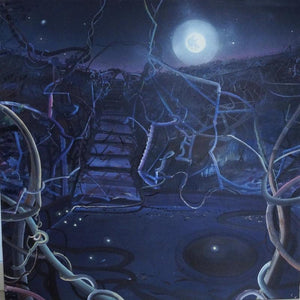 contemporary acrylic painting titled 'Untitled 3', 36x36 inches, by artist Bhagyanath C on Canvas