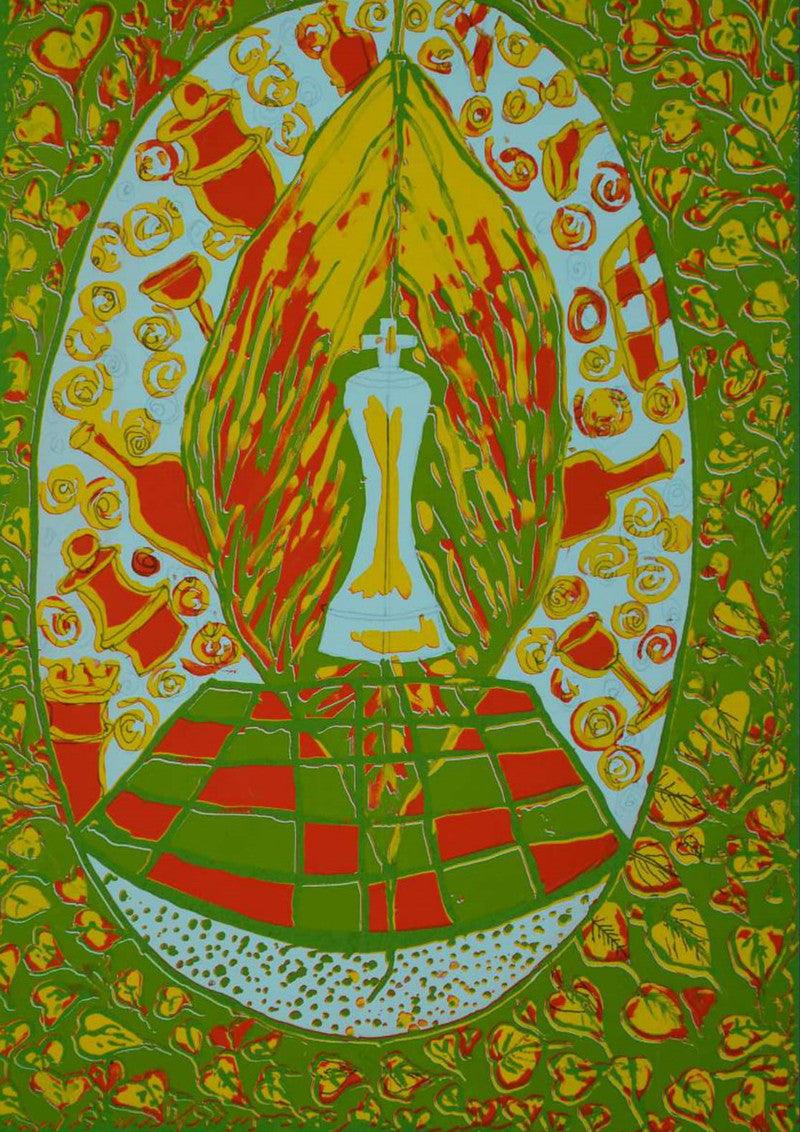 contemporary printmaking titled 'Untitled 3', 14x10 inches, by artist Diksha Dhingra on Paper