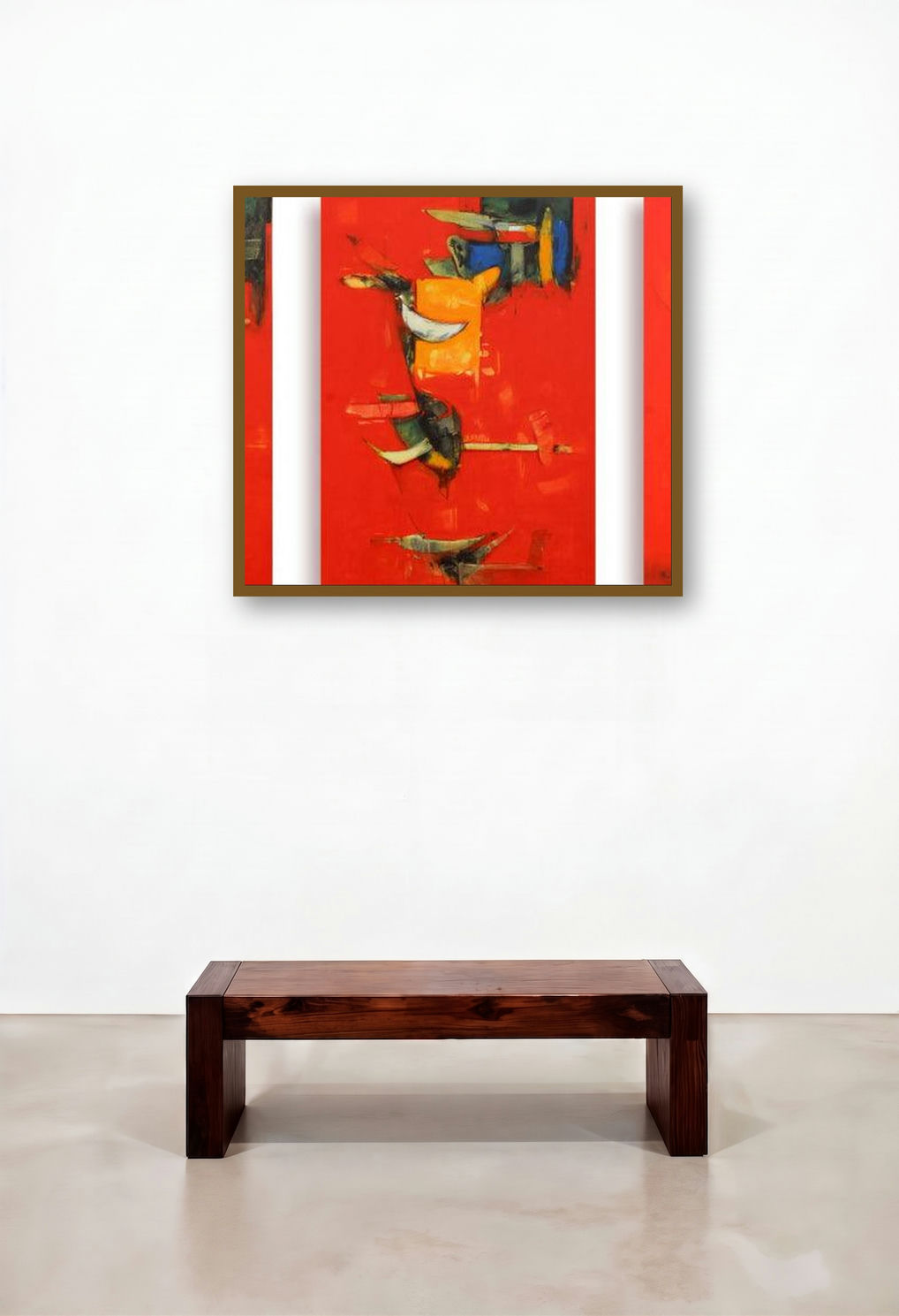 Untitled 30 (Untitled) by artist Yuvraj Devkar displayed in a Coastal Executive Office