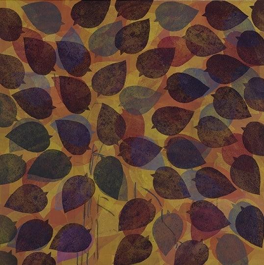 Nature acrylic painting titled 'Untitled 4', 21x21 inches, by artist Rahim Mirza on Canvas