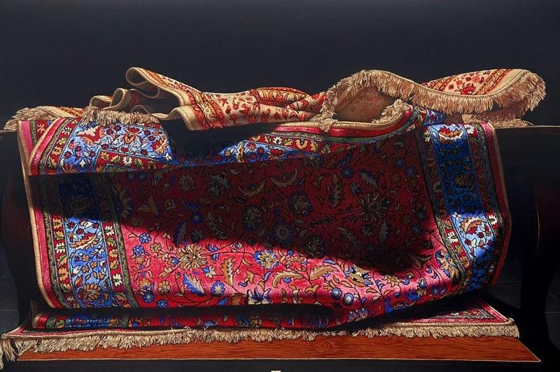 Still-life color pencil drawing titled 'Untitled 4', 40x60 inches, by artist Shashikant Dhotre on Paper