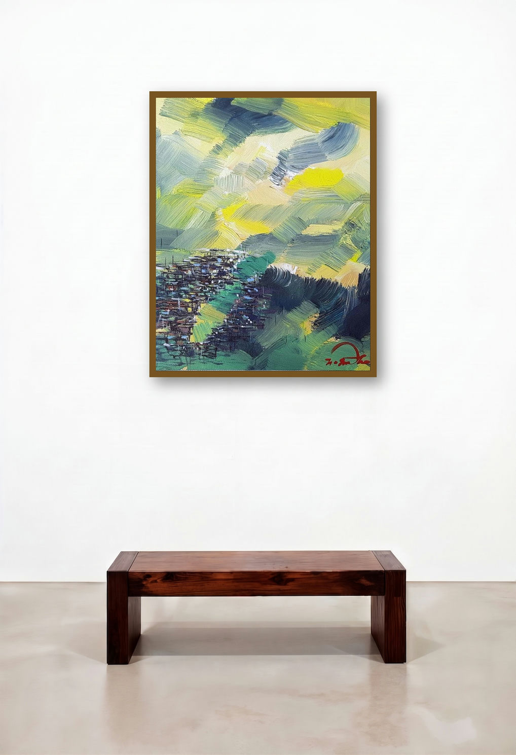 Untitled 4 (Green Harmony)