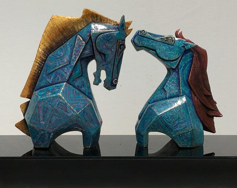 Animals sculpture titled 'Untitled 4', 13x24x9 inches, by artist Dinkar Jadhav on Fiberglass