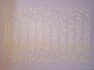 Abstract acrylic painting titled 'Untitled 4', 36x48 inches, by artist Ishwari Manolikar on Canvas