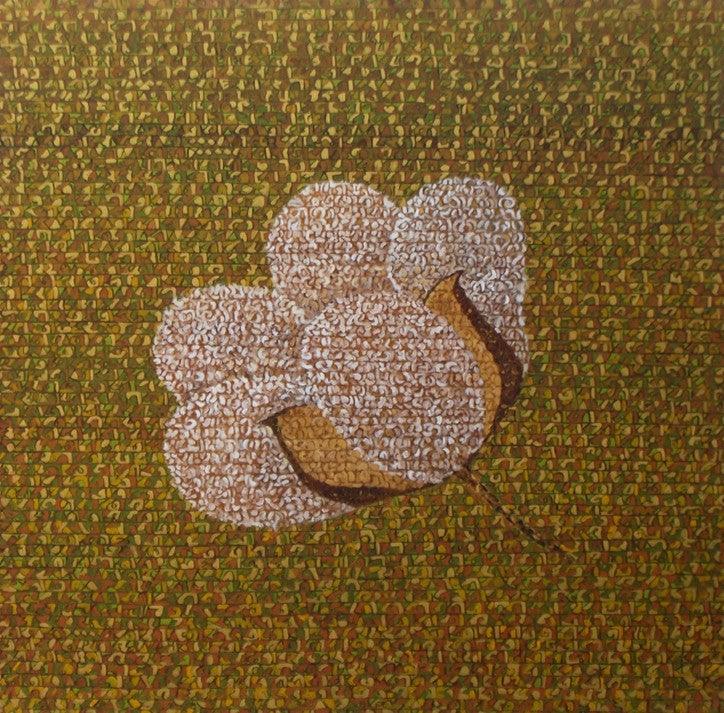 contemporary oil painting titled 'Untitled 4', 48x48 inches, by artist Kuldeep Karagaonkar on Canvas