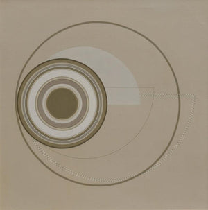 Abstract acrylic painting titled 'Untitled 4', 36x36 inches, by artist Dhruti Mahajan on Canvas