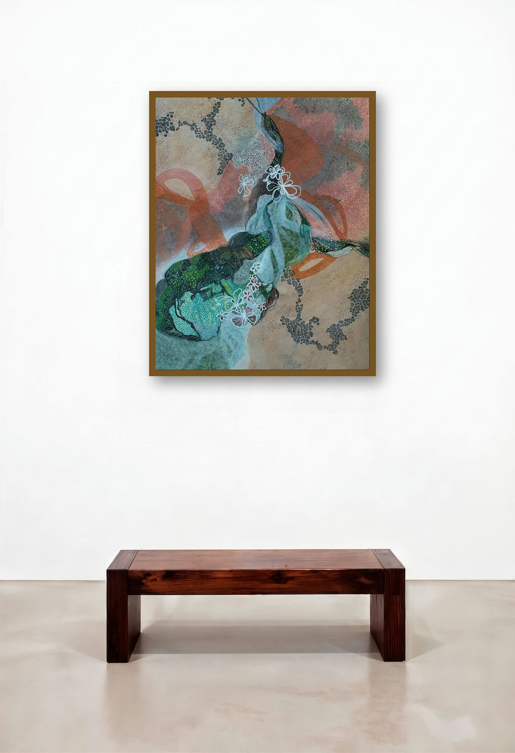 Untitled 4 (Abstract Floral Flow)