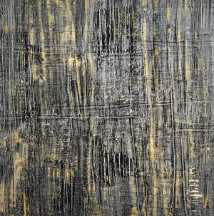 Abstract mixed media painting titled 'Untitled 4', 6x6 inches, by artist Priya Dhoot on Paper