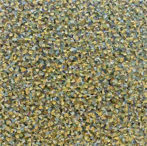 Abstract oil painting titled 'Untitled 4', 18x18 inches, by artist Vinit Kumar on Canvas