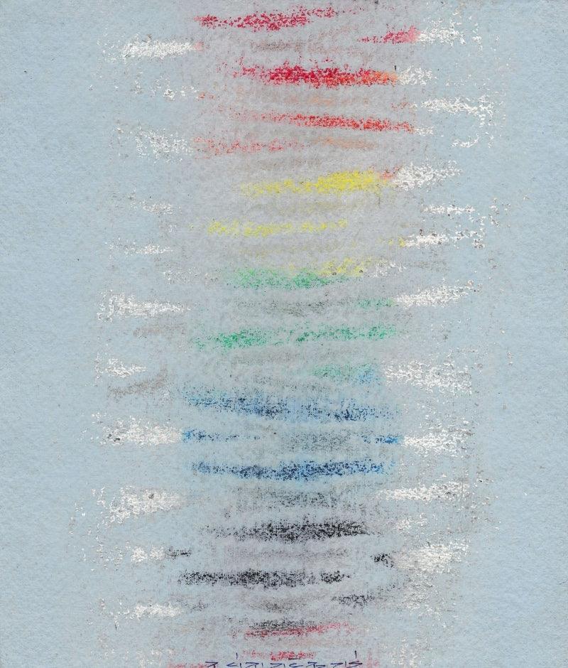 Abstract mixed media painting titled 'Untitled 4', 10x8 inches, by artist Rupesh Pawar on Paper