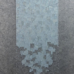 Abstract acrylic painting titled 'Untitled 4', 24x24 inches, by artist Ishwari Manolikar on Canvas