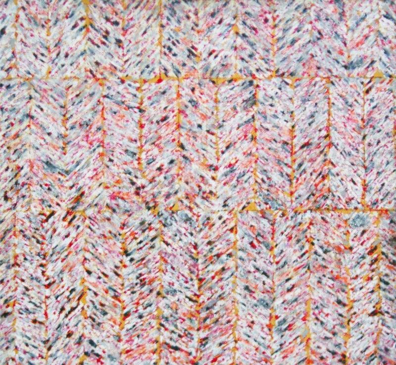 Abstract mixed media painting titled 'Untitled 47', 30x32 inches, by artist Anil Tagad on Canvas