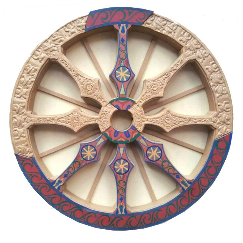 pattern sculpture titled 'Untitled 5', 36x36x2 inches, by artist Tanvi Pujari on Wood, Fiber