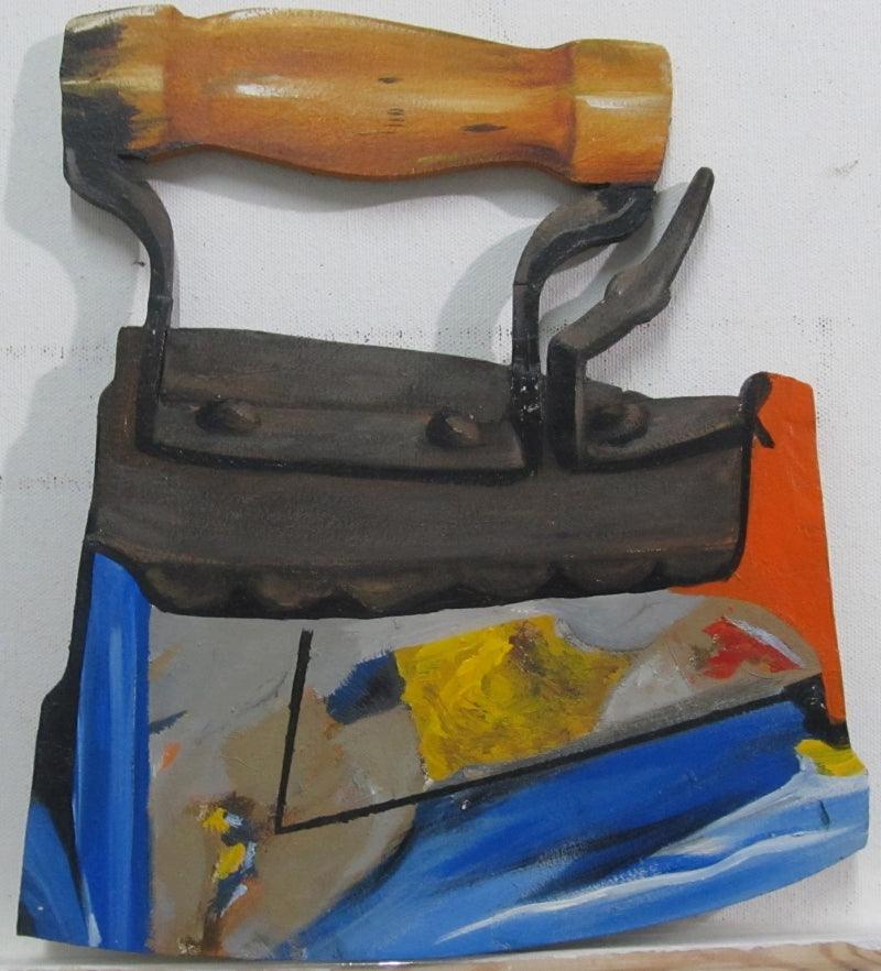 Still-life acrylic painting titled 'Untitled 5', 18x18 inches, by artist Somanth Adamane on MDF Board