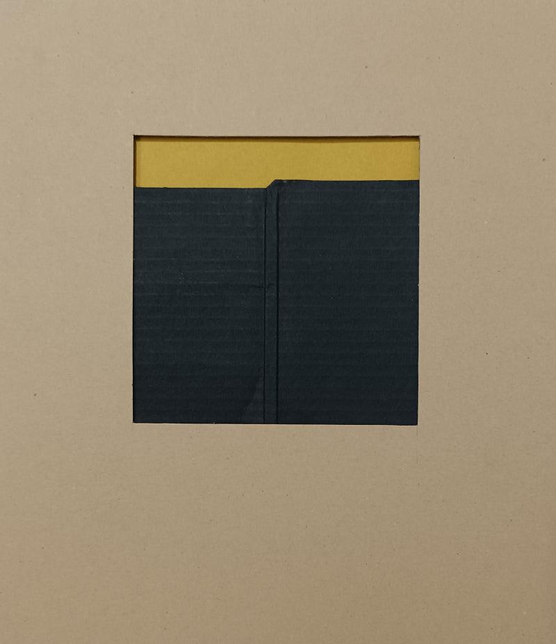 Abstract mixed media painting titled 'Untitled 5', 9x8 inches, by artist Rohit Bhanushali on Paper