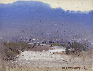 Landscape acrylic painting titled 'Untitled 5', 10x12 inches, by artist Hari Dhongade on Canvas