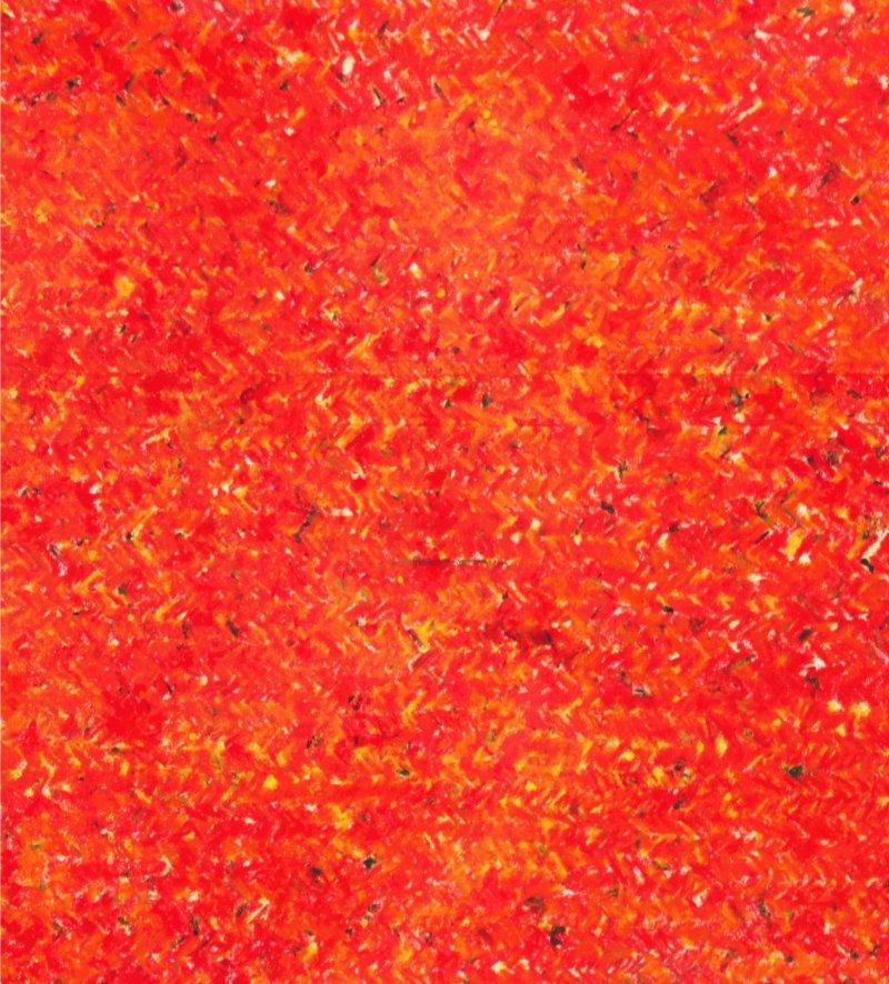 Abstract oil pastel painting titled 'Untitled 5', 21x23 inches, by artist Anil Tagad on Paper