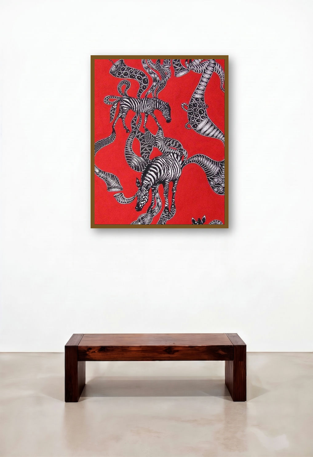 Untitled 5 (Zebras and Patterns)
