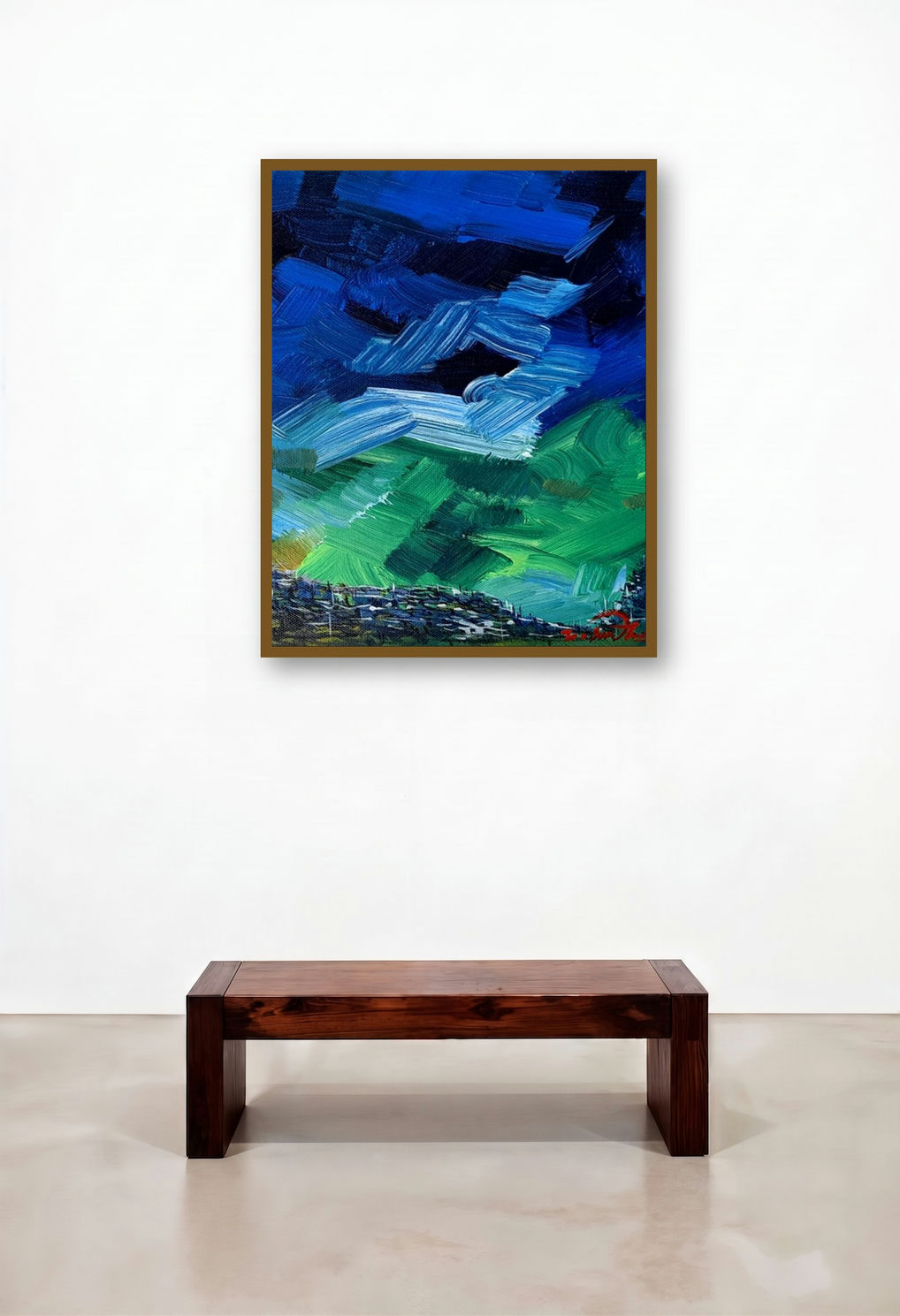 Untitled 6 (Night Sky Over City)