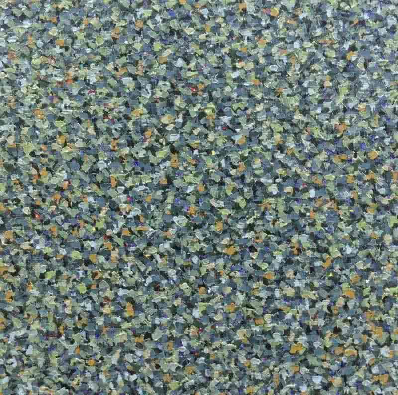 Abstract oil painting titled 'Untitled 6', 18x18 inches, by artist Vinit Kumar on Canvas