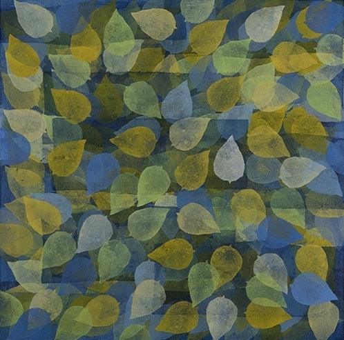 Nature acrylic painting titled 'Untitled 6', 21x21 inches, by artist Rahim Mirza on Canvas