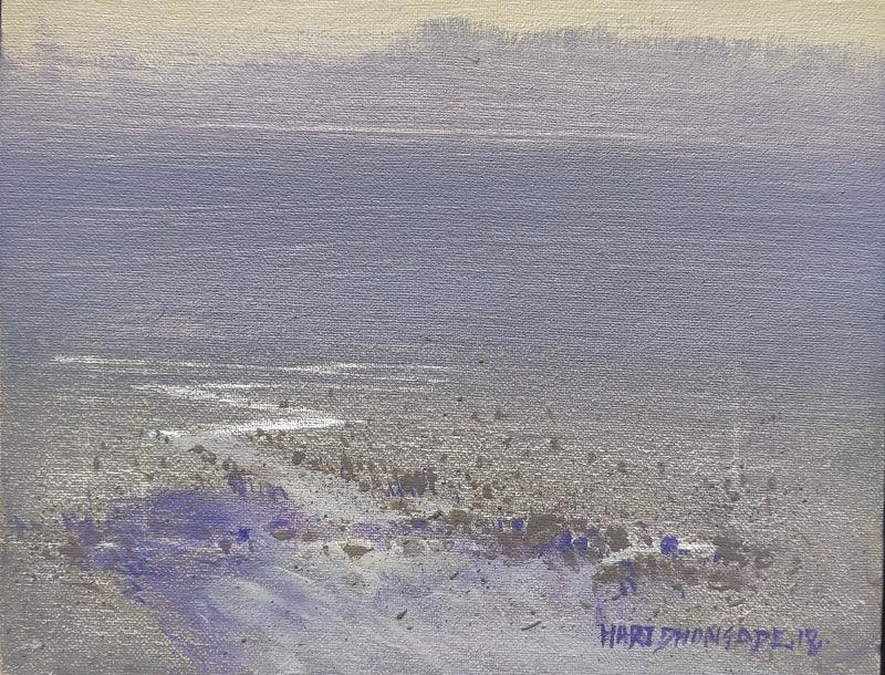 Landscape acrylic painting titled 'Untitled 6', 10x12 inches, by artist Hari Dhongade on Canvas