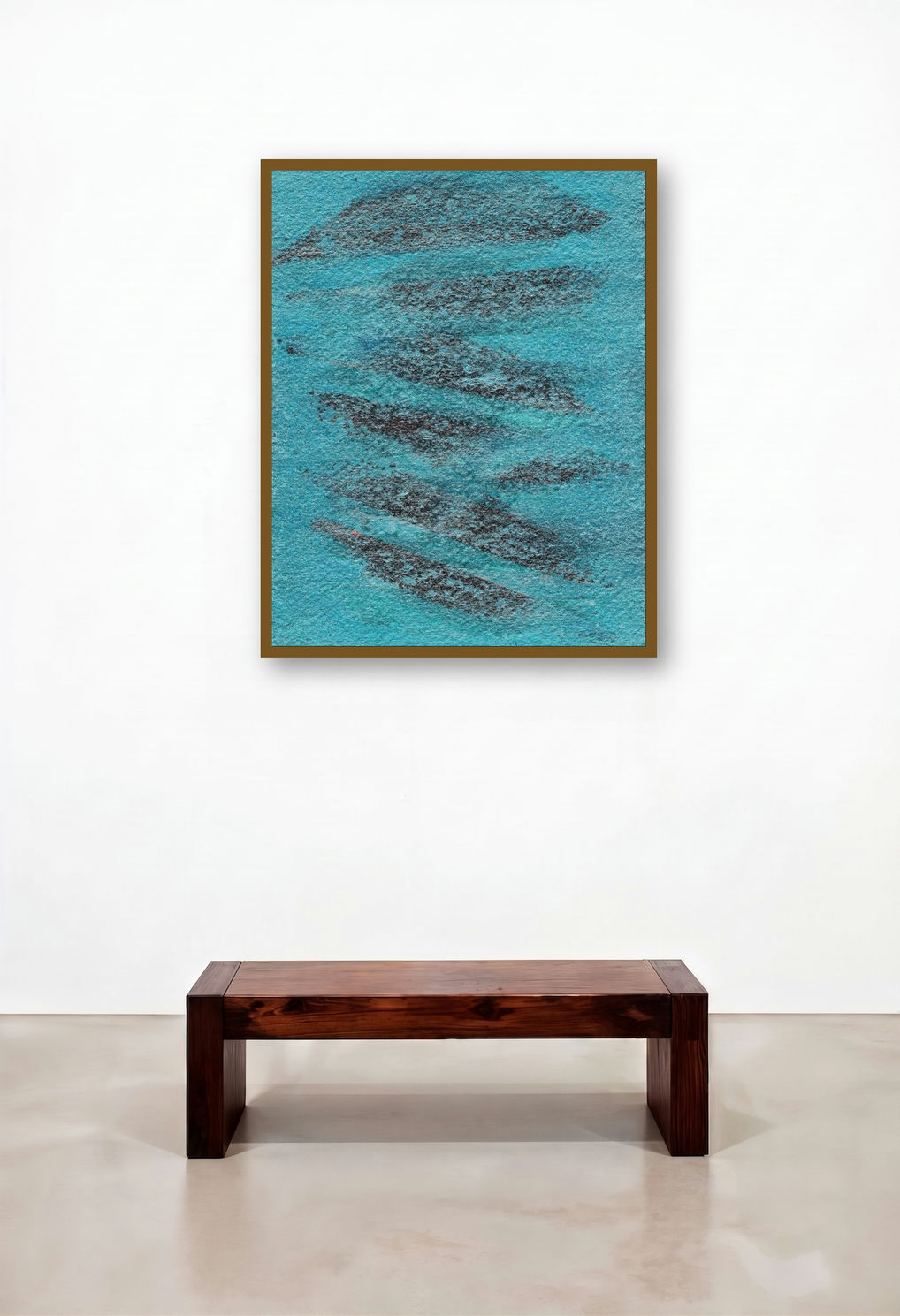Untitled 6 (Azure Strokes)