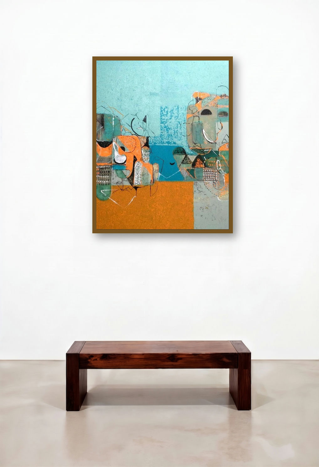 Untitled 6 (Blue and Orange Dialogue)