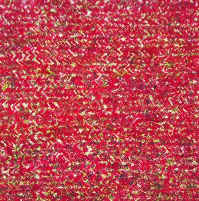 Abstract oil pastel painting titled 'Untitled 6', 23x23 inches, by artist Anil Tagad on Paper