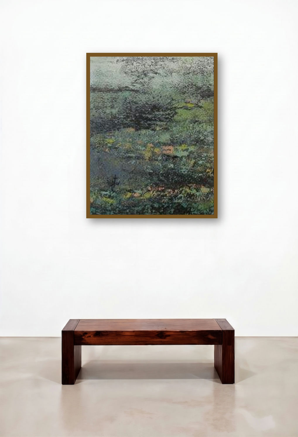 Untitled 6 (Abstract Landscape with Green Accents)