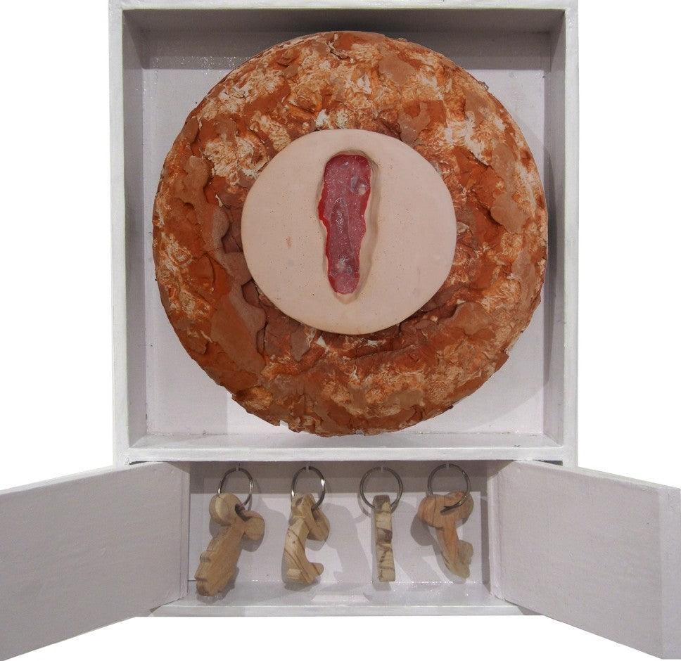 contemporary sculpture titled 'Untitled 6', 22x16x9 inches, by artist Souvik Das on Mixedmedia