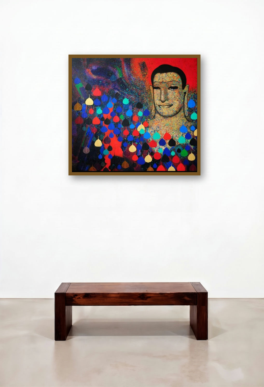 Untitled 6 (Buddha with Bodhi Leaves)