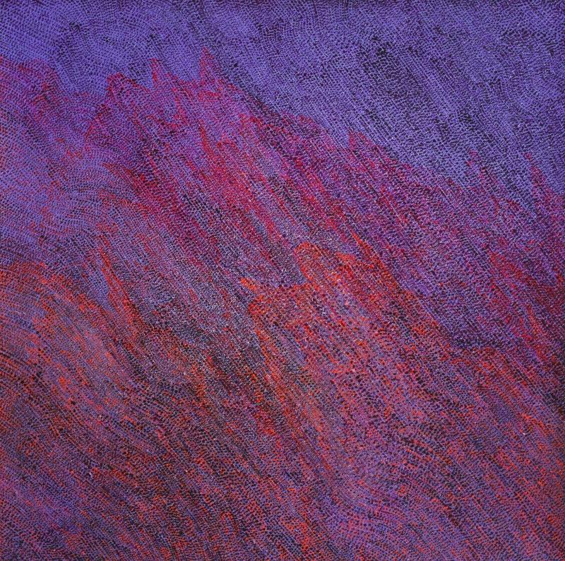 Abstract acrylic painting titled 'Untitled 66', 24x24 inches, by artist Durgesh Birthare on Canvas