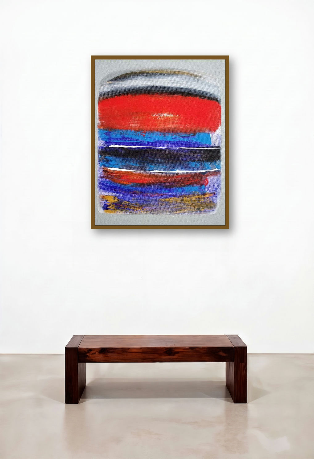 Untitled 7 (Abstract Color Stripes)