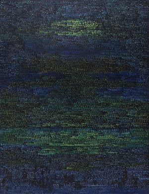 Abstract acrylic painting titled 'Untitled 7', 48x36 inches, by artist Hansodnya Thambe on Paper