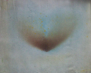 Abstract oil painting titled 'Untitled 7', 15x18 inches, by artist Promod Gaikwad on Canvas