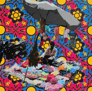 Figurative acrylic painting titled 'Untitled 79', 48x48 inches, by artist Sohan Jakhar on Canvas