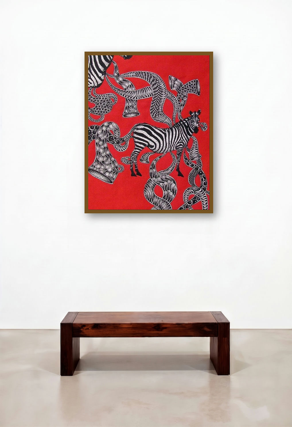 Untitled 8 (Zebras and Patterns)