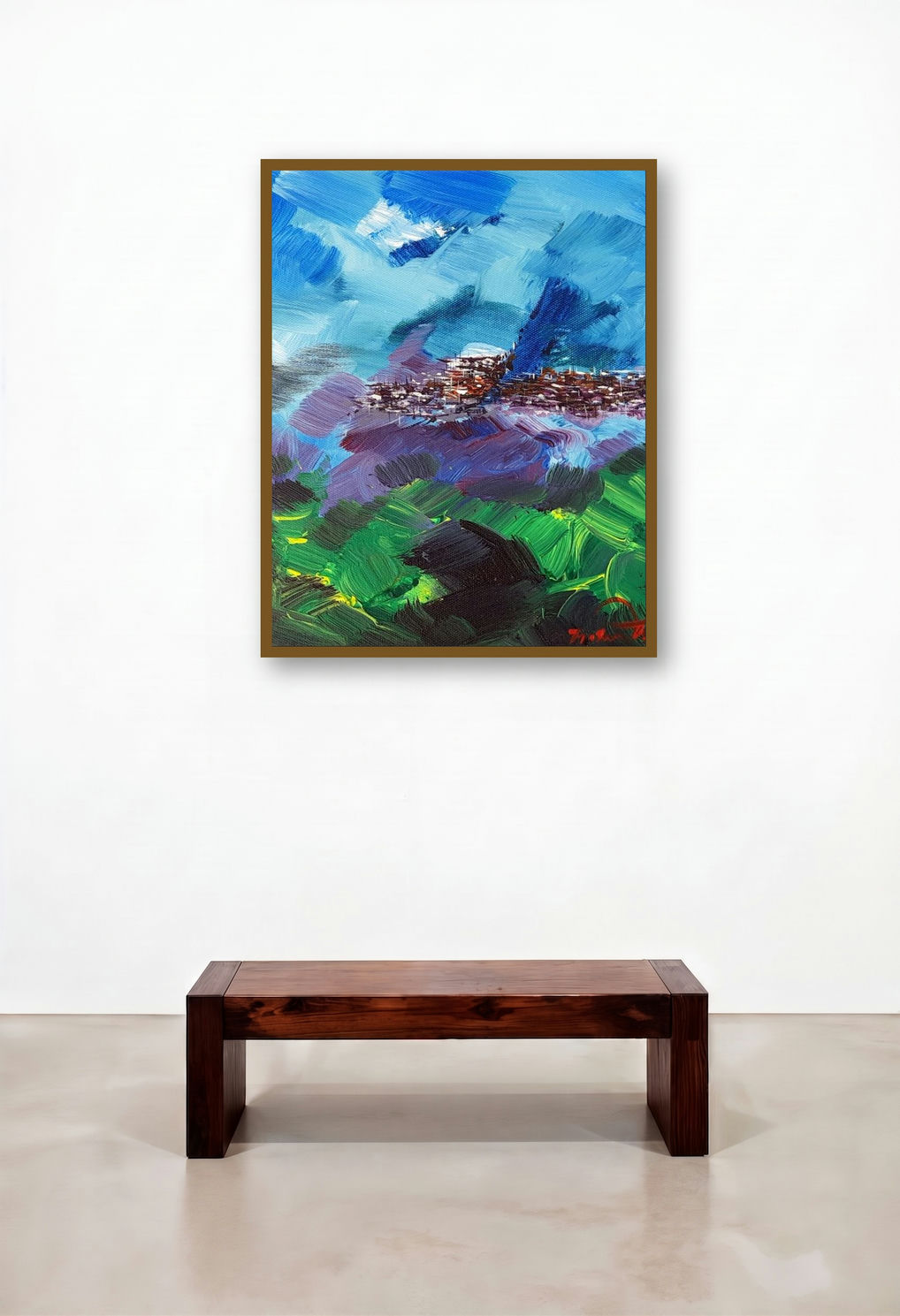 Untitled 8 (Blue Sky Over Village)