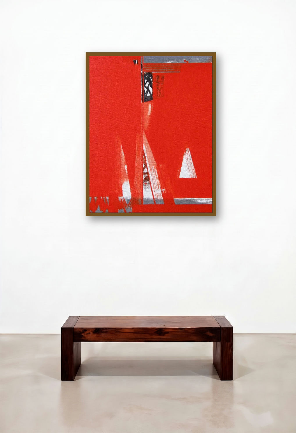 Untitled 9 (Crimson Intersection)