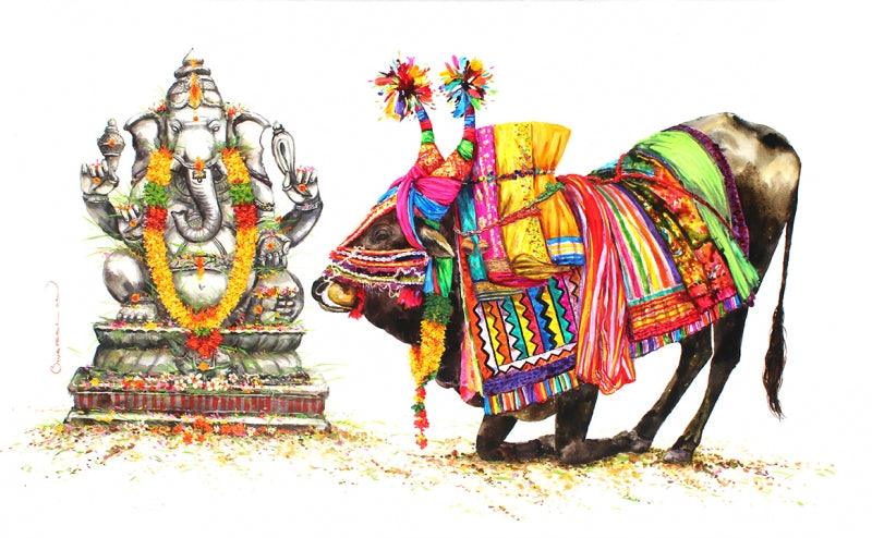 Figurative oil painting titled 'Untitled 9', 24x36 inches, by artist Siva Balan on Canvas